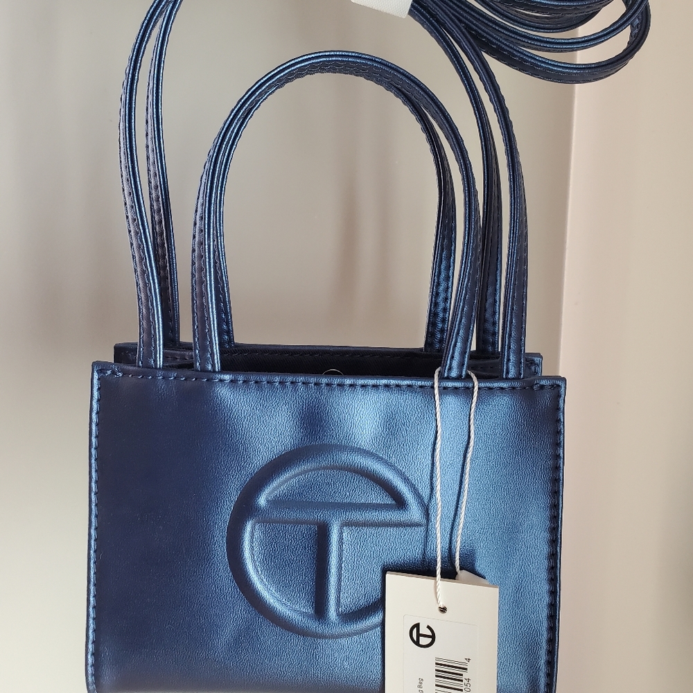 Telfar small bag cobalt